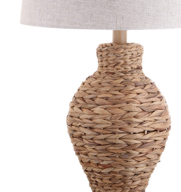 Elicia 31" Seagrass Weave LED Table Lamp - JONATHAN Y